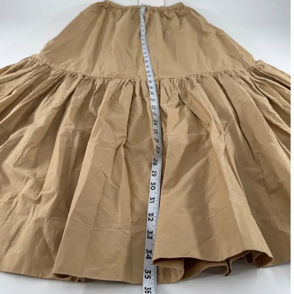 Ganni Tan Midi Skirt - Picture 9 of 14